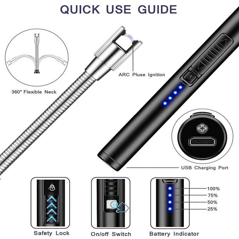 Usb Rechargeable Arc Lighter