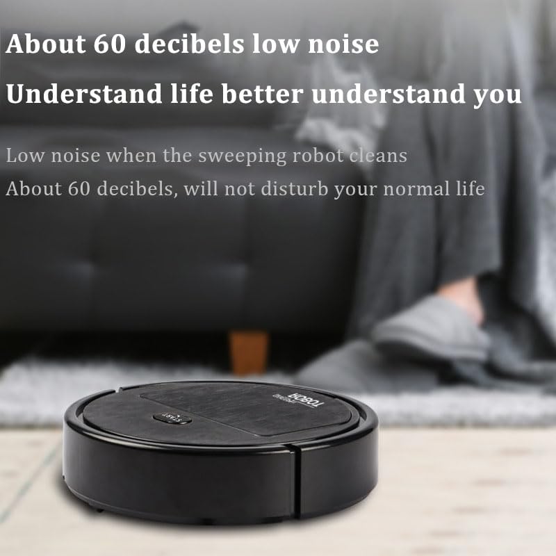 Portable Mini Wireless Smart Sweeping Robot Mopping 3 In1  For Home Office Robot