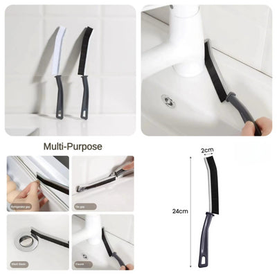 2 Pcs Set – Multi Function Gap Cleaning Brush / Cleaning Brush Hard Bristle
