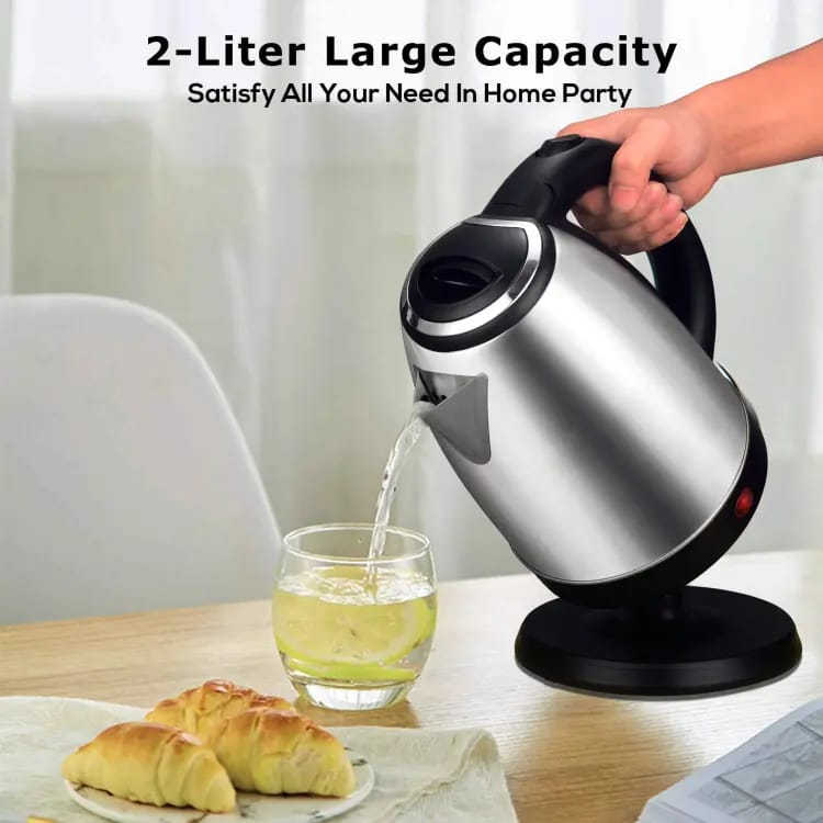 2L Cordleess Electric Kettle Stainless Steel 220V Electric Water Kettles 1500W Power